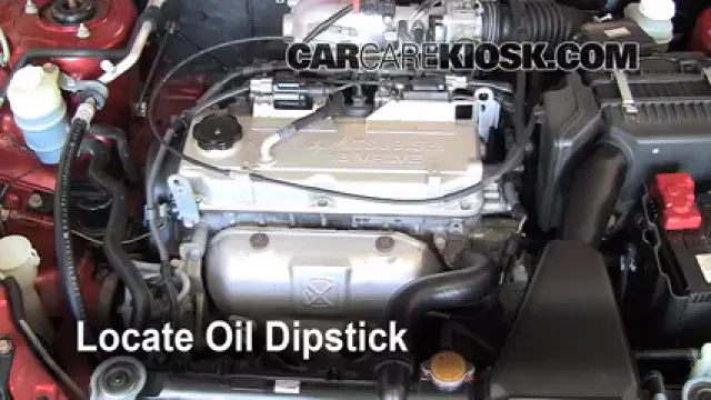 2005 Mitsubishi Lancer ES 2.0L 4 Cyl. Huile Vérifier le niveau de l'huile